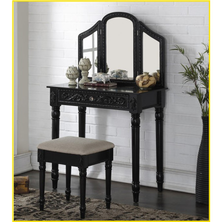 BL421B - Just Home : Bộ Bàn Trang Điểm - Màu Đen